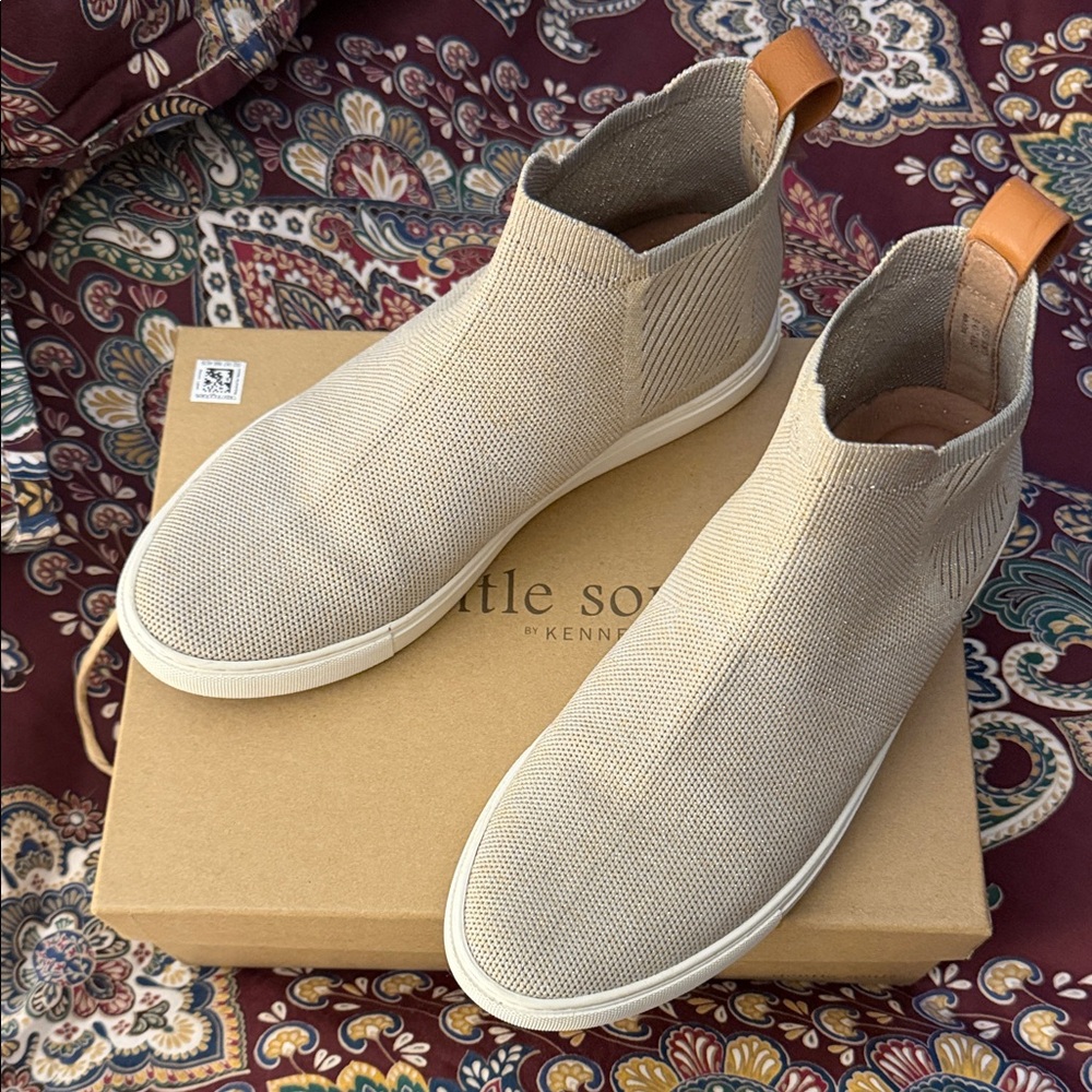 Gentle Souls Light Tan Slip-On Sneakers